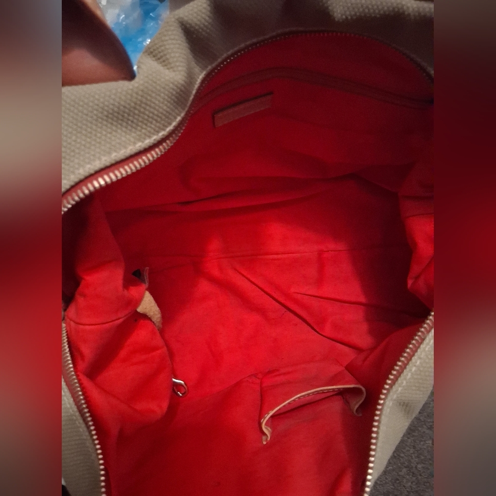 Dooney and Bourke Set Of 2 Green Travel Weekender Duffel Bags - Picture 9 of 9